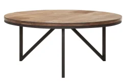 Couchtisch Odeon Teak natur D 80 cm