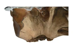 Couchtisch Roots Teak rund 100x44
