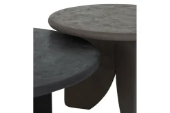 Couchtisch Set Melo Air Mortex schwarz