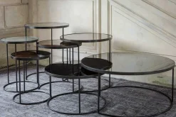 Couchtisch Set Nesting rund charcoal