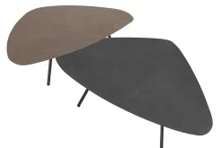 Couchtisch Set Plectro Air eckig 2-farbig