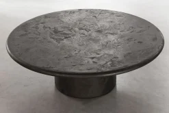 Couchtisch Silo Mortex rund schwarz