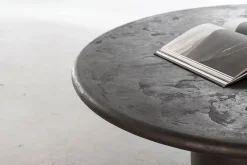 Couchtisch Silo Mortex rund schwarz