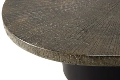 Couchtisch Slice antik bronze oval