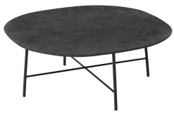 Couchtisch Soho Mortex schwarz D 90 cm