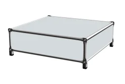 Couchtisch System 180lichtgrau B 75 cm