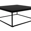 Couchtisch Thin Eiche Metall schwarz B 70 cm