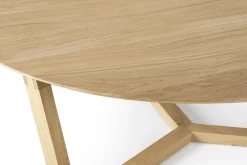 Couchtisch Tripod Eiche massiv D 96 cm