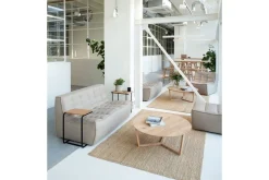 Couchtisch Tripod Eiche massiv D 96 cm