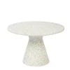 Couchtisch Vicky recycled weiss D 50 cm