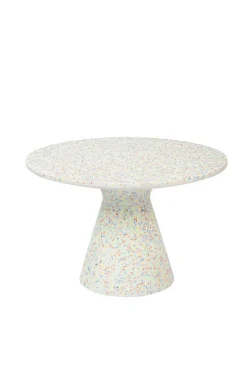 Couchtisch Vicky recycled weiss D 50 cm