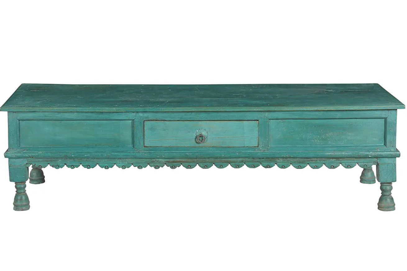 Couchtisch Vintage türkis