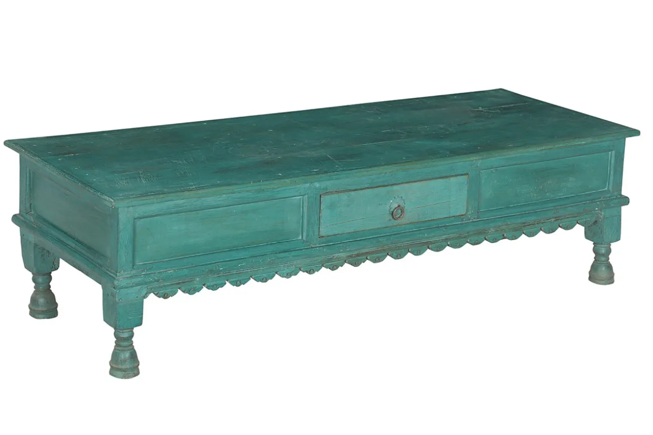 Couchtisch Vintage türkis