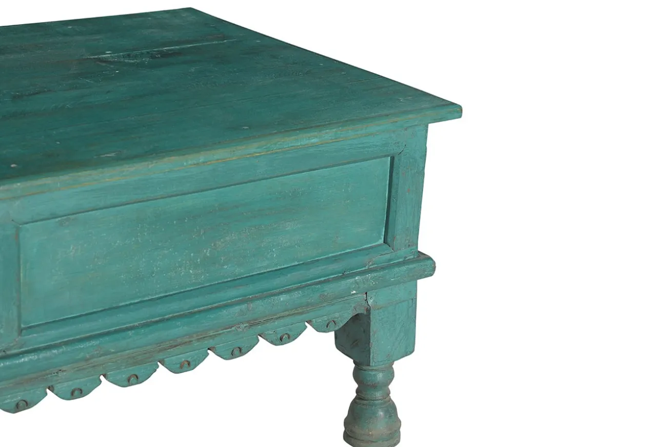 Couchtisch Vintage türkis