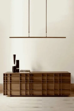 Deckenlampe Isaa nickel antik 160cm