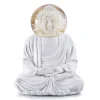 Dekofigur Summerglobe The Buddha weiß
