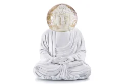 Dekofigur Summerglobe The Buddha weiß