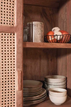 Dekokorb Metall schwarz D 20 cm