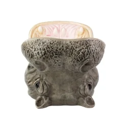 Dekoschale Hippo grau