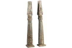 Dekosäule Vintage bunt