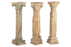 Dekosäule Vintage whitewashed