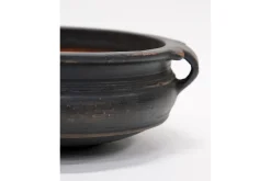 Dekotopf Ton braun H 15 cm