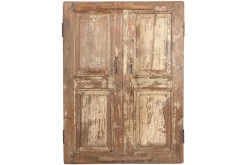 Dekotür Vintage braun