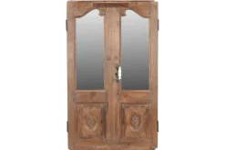 Dekotür Vintage braun