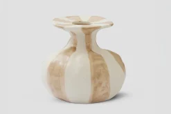 Dekovase Raja cremeweiss klein