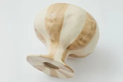 Dekovase Raja cremeweiss klein