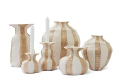 Dekovase Raja cremeweiss gross