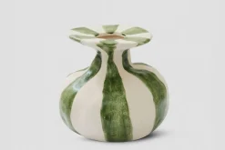 Dekovase Raja grünweiss klein