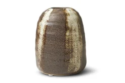 Dekovase Romi braun beige klein