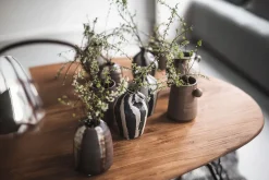 Dekovase Romi braun beige klein