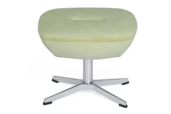 Designer Fusshocker Globe Stoffe Limette 50*37*40 cm
