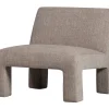 Designersessel Lavida Stoff natur