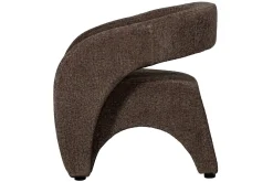 Designersessel Radia Stoff braun