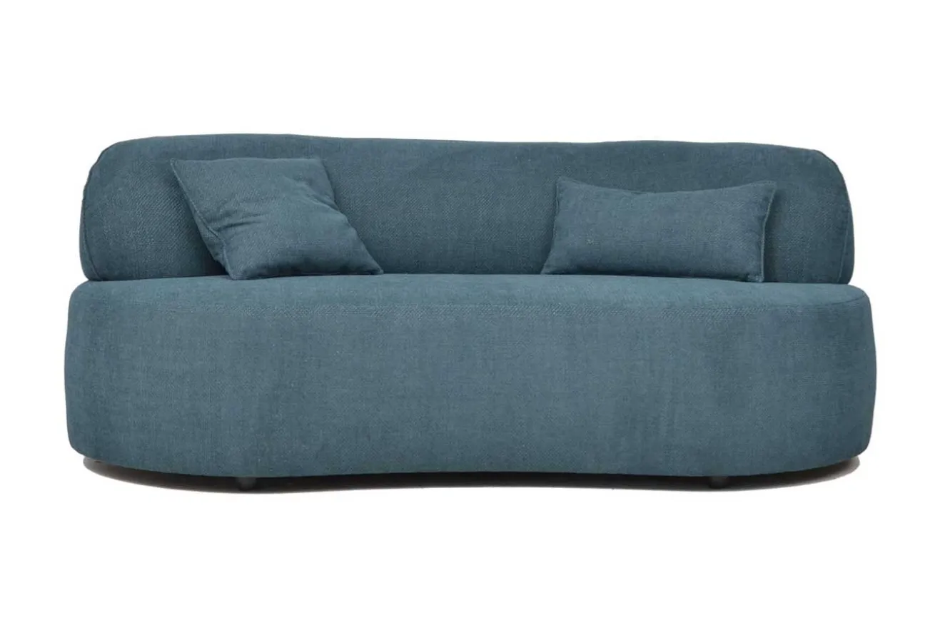 Designersofa Alexa Stoff blau