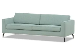 Designersofa Marie 3 Sitzer Stoff türkis B 215 cm
