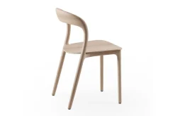 Designerstuhl Eva Light Eiche hell