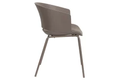Designerstuhl Jessi Kunststoff taupe