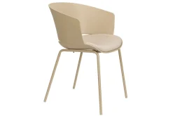 Designerstuhl Jessi Kunststoff beige