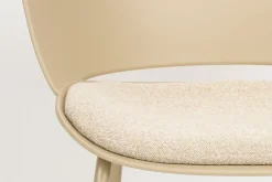 Designerstuhl Jessi Kunststoff beige