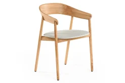 Designerstuhl Unaj mit Arm Eiche