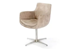Drehsessel Aquilo Leder beige