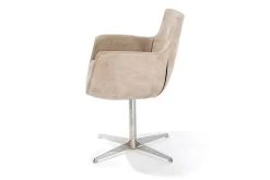 Drehsessel Aquilo Leder beige