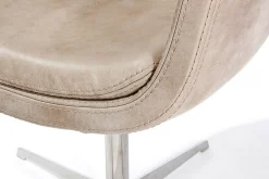 Drehsessel Aquilo Leder beige