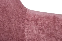 Drehsessel Moni Stoffbezug Samt rosa