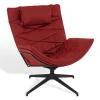 Drehsessel Nest Pure Lounge Stoff rot