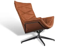 Drehsessel Nest Pure Lounge Stoff orange